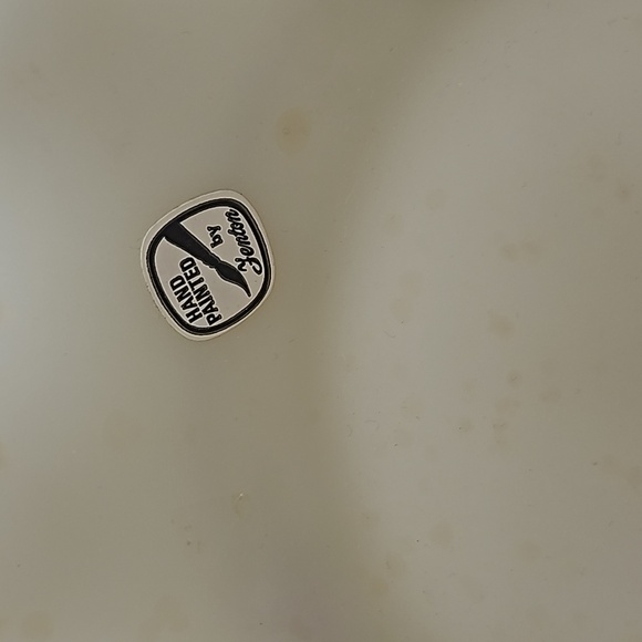 FENTON vintage signed glass custard dish - Picture 9 of 13